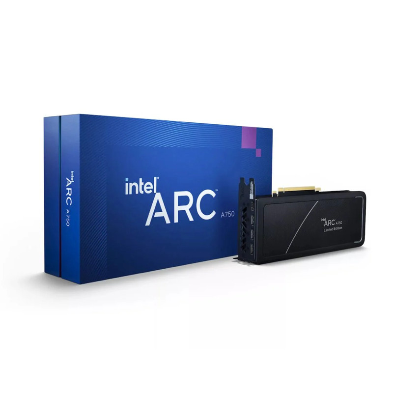 Intel Arc A750 8GB GDDR6 Graphics Card - Limited Edition - كرت الشاشة
